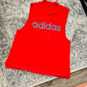 Adidas training logo tank